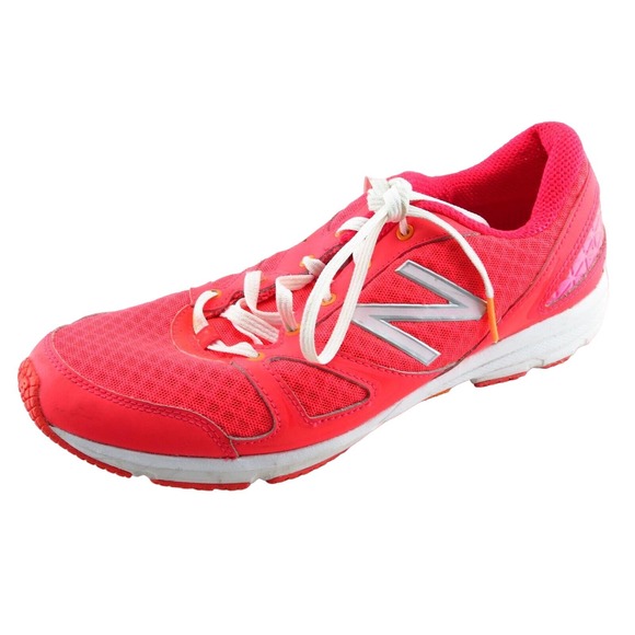 New Balance‎ 577 Women Sz 8.5 M Neon Pink Lace Up Running Fabric Shoe - Picture 1 of 8